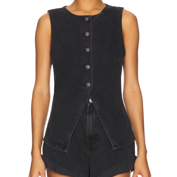 Free People Tops - We The Free Aimee Vest in Black